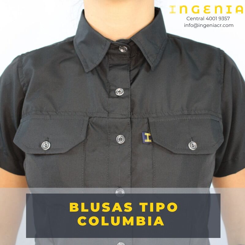 Blusa Tipo Columbia - Negro